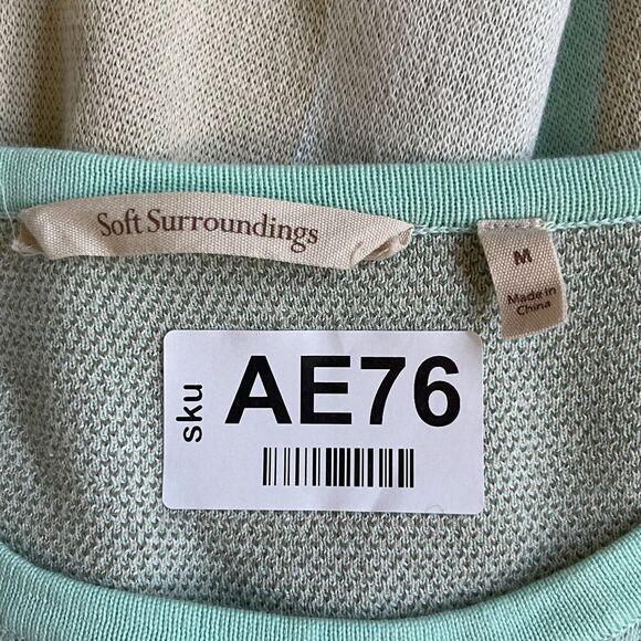 Soft Surroundings Nina Pullover‎ Sweater Women Size M Multicolor Knit - Picture 2 of 13